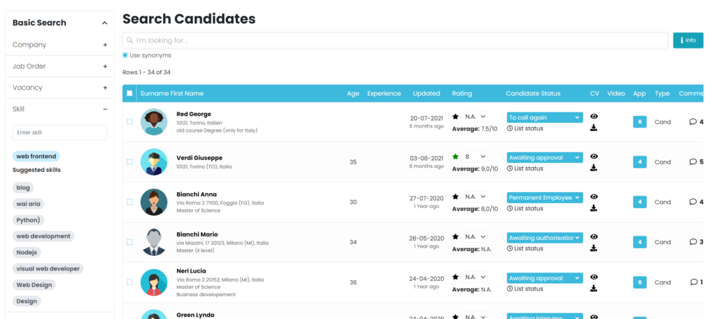 skills recruiting